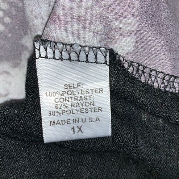 Bobeau sleeveless top with animal print on front - Picture 7 of 7